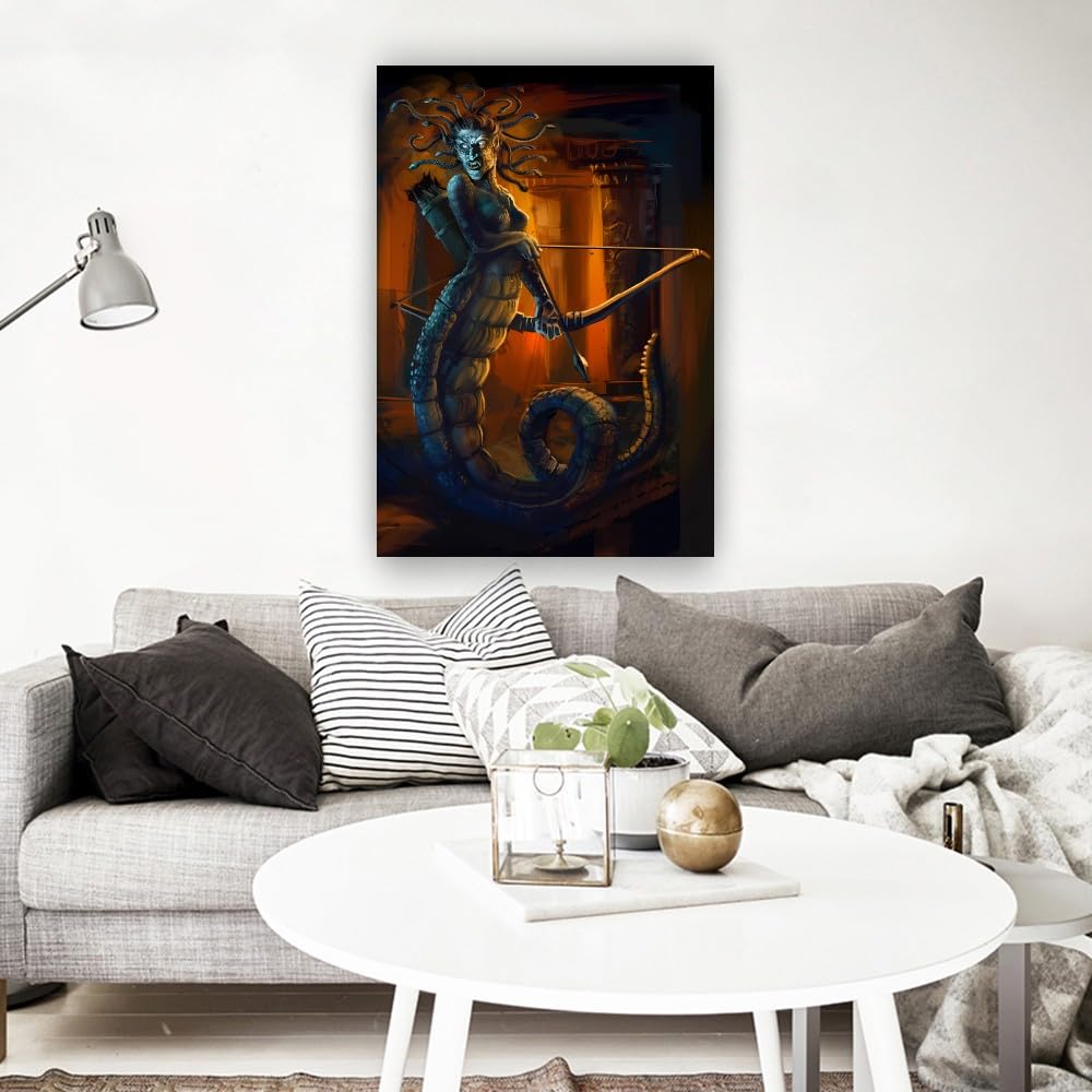 Amazon.com: Stantini Medusa Wall Art Greek Mythology Poster Prints