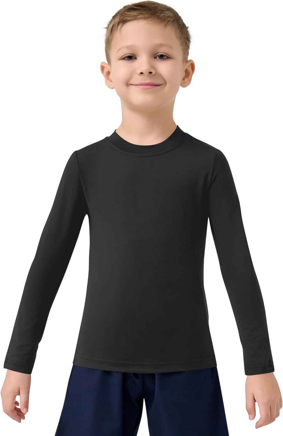 Dreammonkey Boys Compression Shirt Youth Kids Long Sleeve Baseball Football Undershirt Girls Quick Dry Sports Base Layer