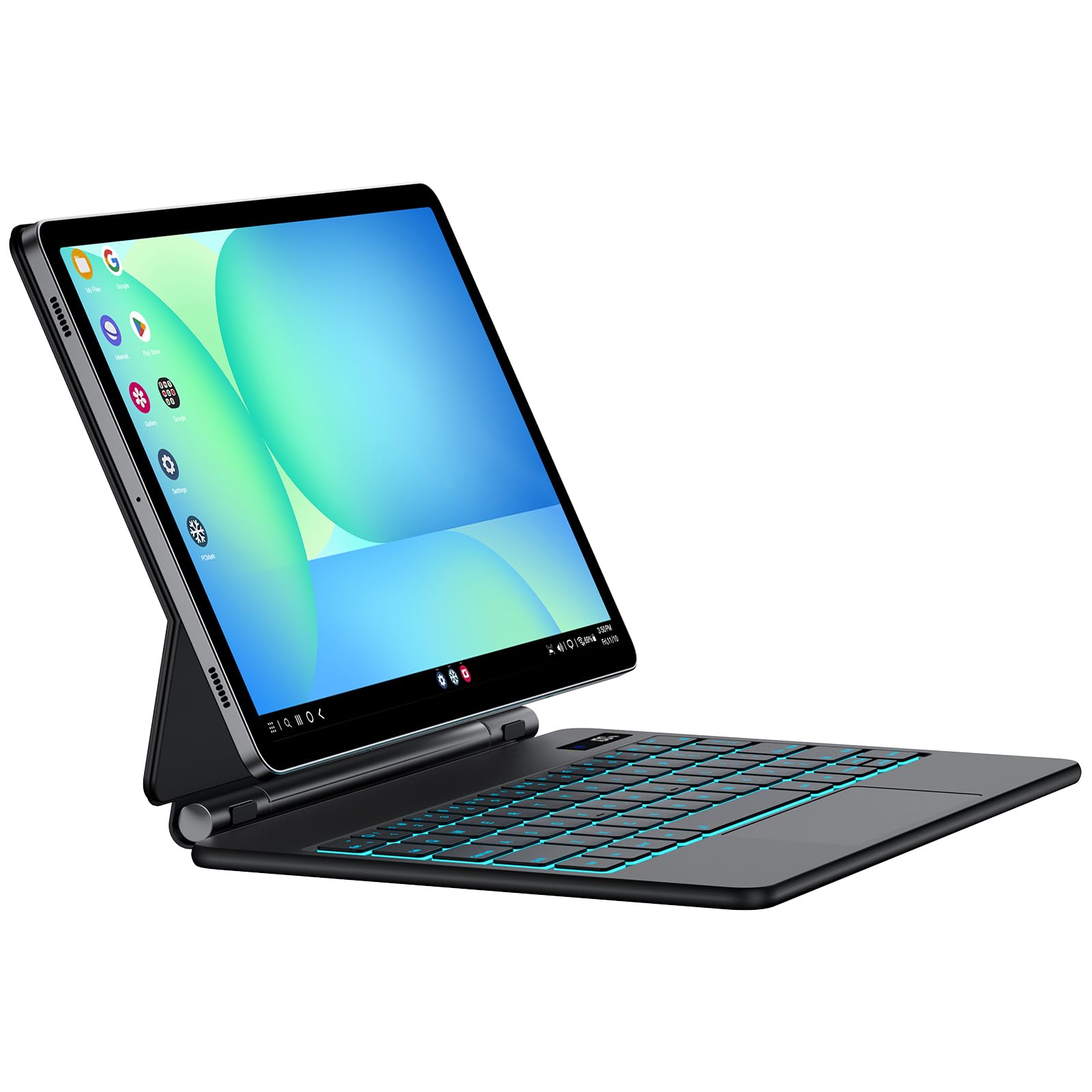 JUQITECH Magic Keyboard Case for Samsung Galaxy Tab S10 FE S9 FE 5G 10.9