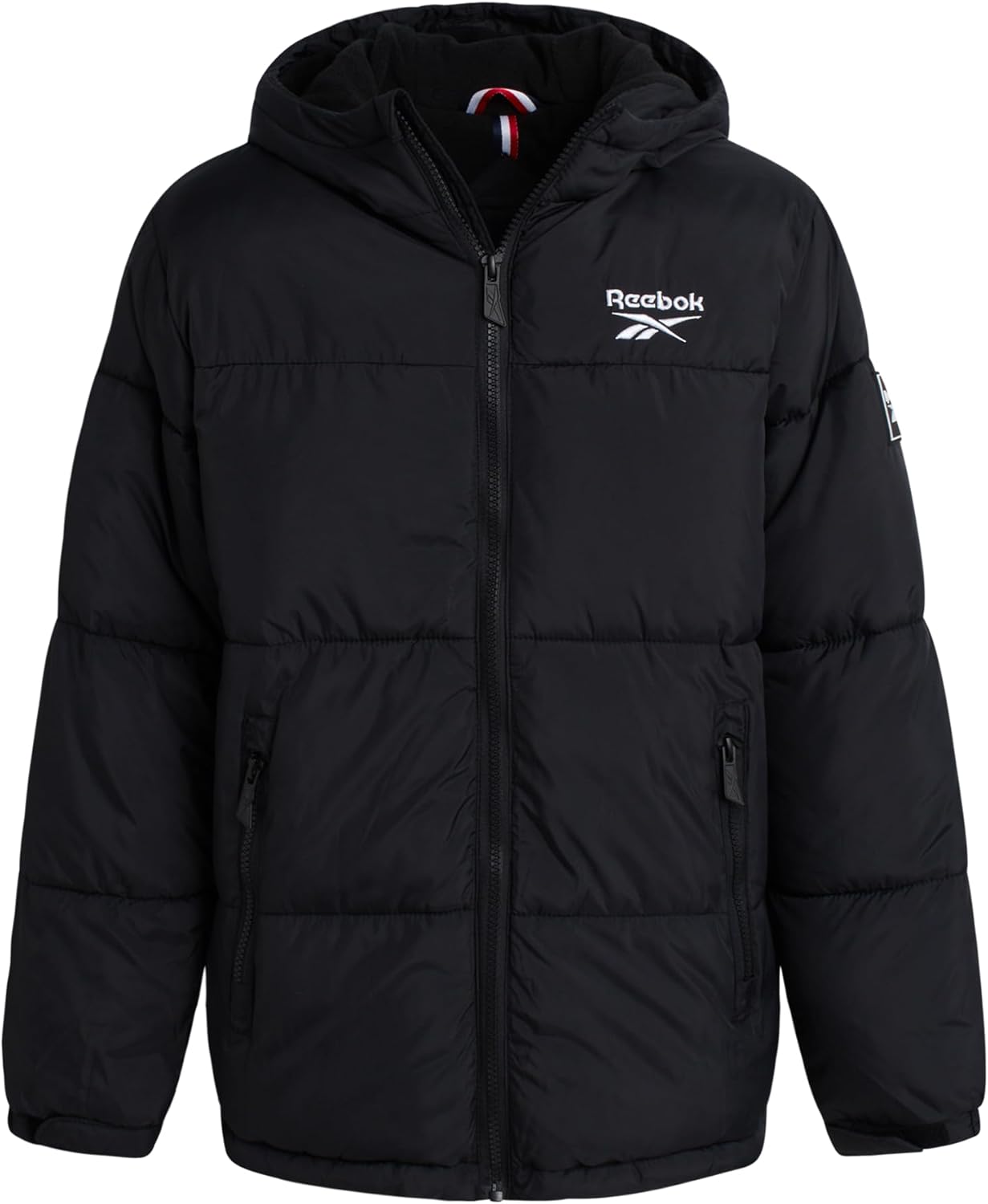 Reebok Boys Puffer Jacket - Heavyweight Water & Wind Resistant Quilted Boys Winter Coat - Fleece Insulated Kids Winter Jacket