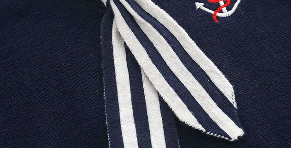 Mud Kingdom Boutique Baby Boy Nautical Sweater Romper Stripe - Image 5