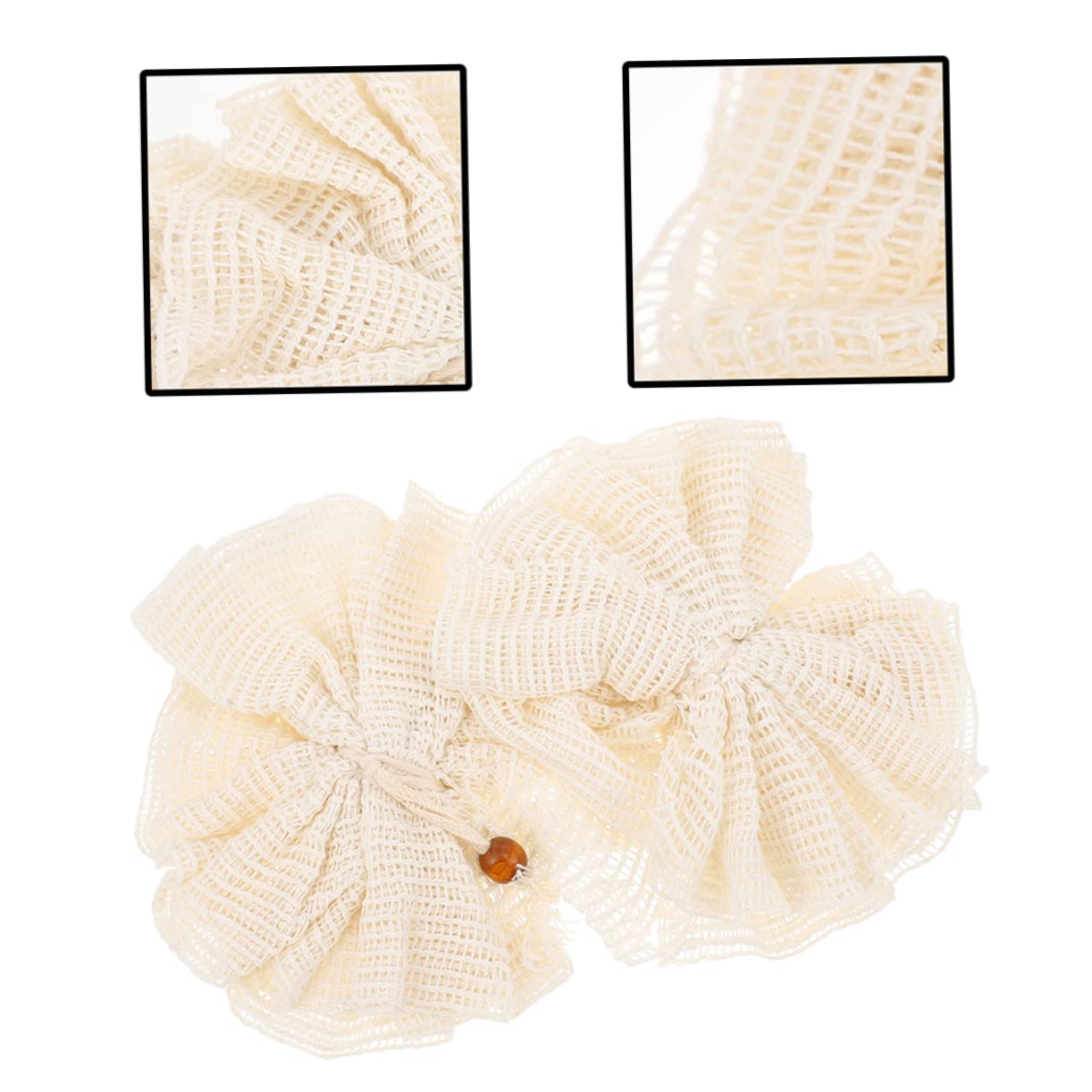 FOMIYES Juego de 3 Esponjas Exfoliantes para Baño Suaves Y Masajeadores para 4 Unidades