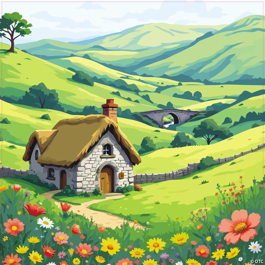 72" x 72" Ireland VBS Rolling Hills Polyester Photo Booth Backdrop VBS 2026