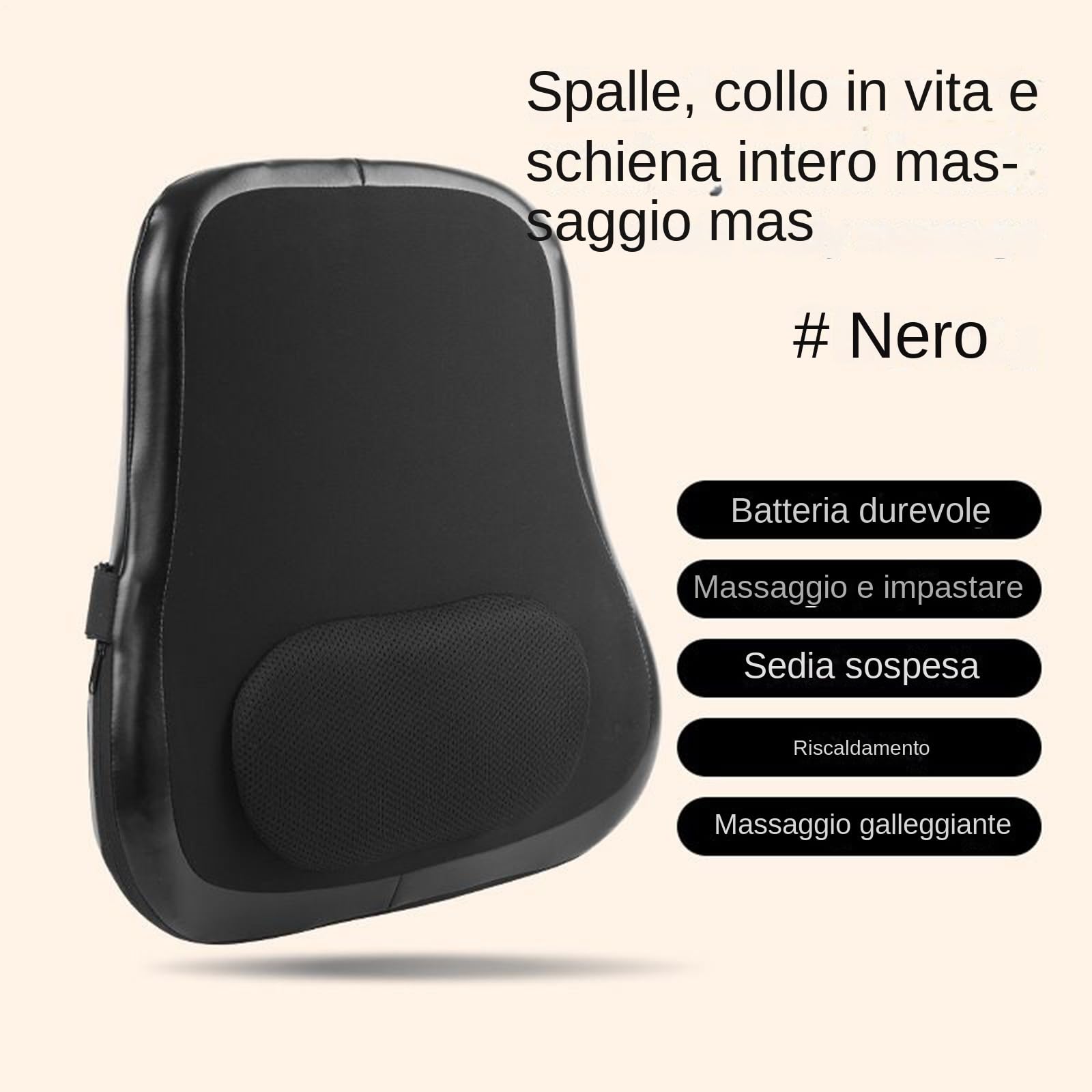 Massaggiatore per la Zona Lombare - Massaggiatore Portatile con