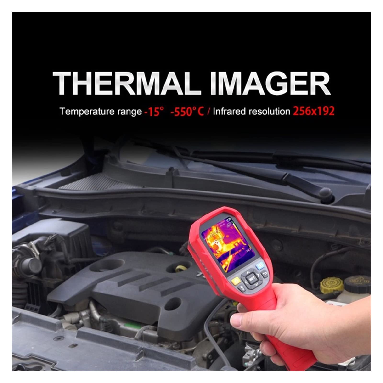 Termocamera a infrarossi Risoluzione 256 X 192 25Hz Termocamera Portatile