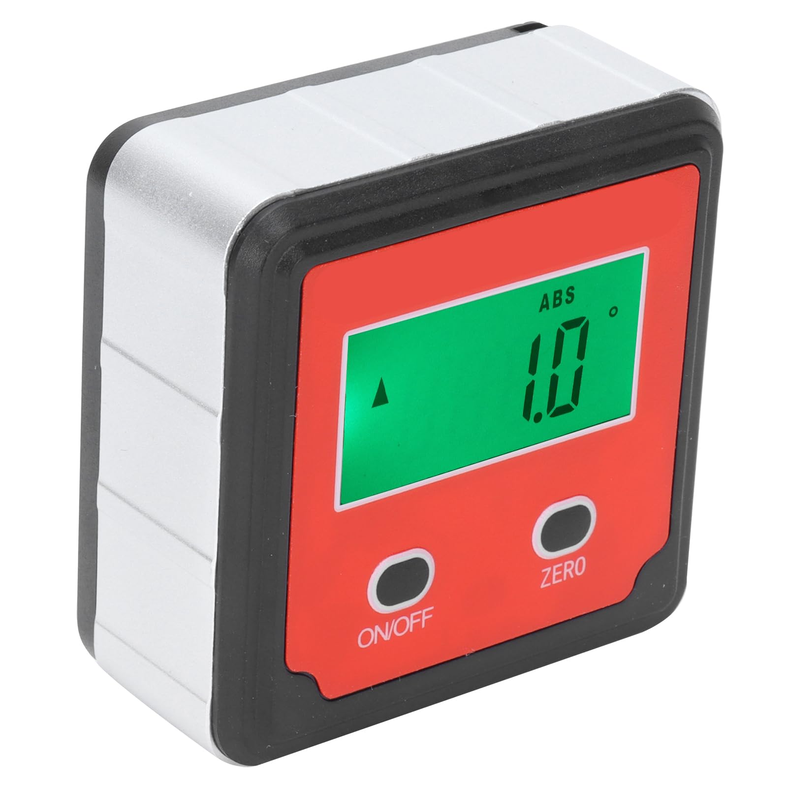 KUIDAMOS Inclinómetro Digital Medidor de ángulo de Nivel Preciso con Adsorción Magnética para Carpintería y Soldadura 60x60x28 Mm