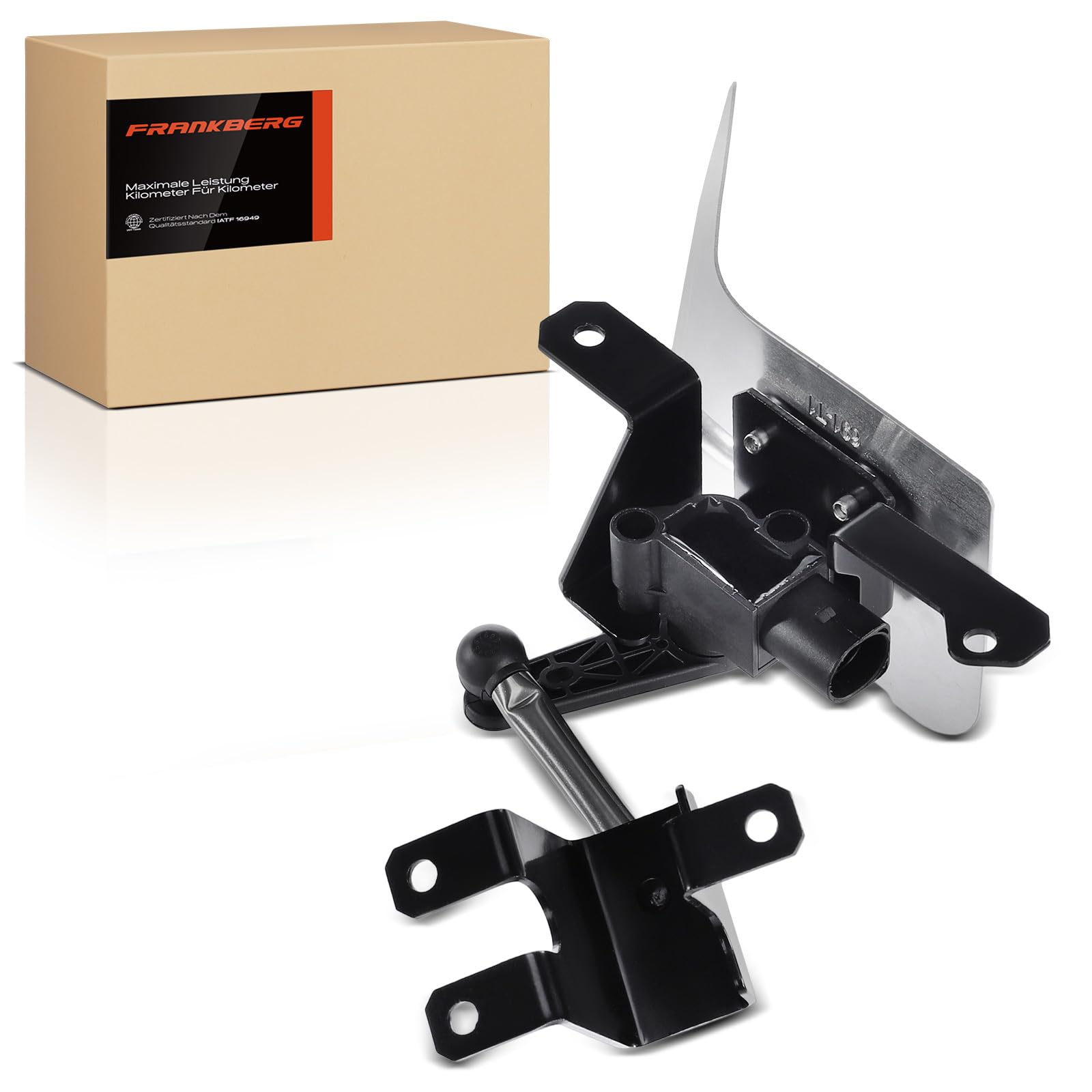 Frankberg Sensore di livello sensore di altezza | Compatibile con: P.a.s.s.a.t Van/Station wagon 365, Golf Van VI Variante AJ5, P.a.s.s.a.t 362, P.a.s.s.a.t Variant 3G5 CB5