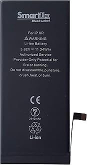 Smartex® Black Label Battery compatible with iPhone XR - 2942 mAh | 2 Years Guarantee