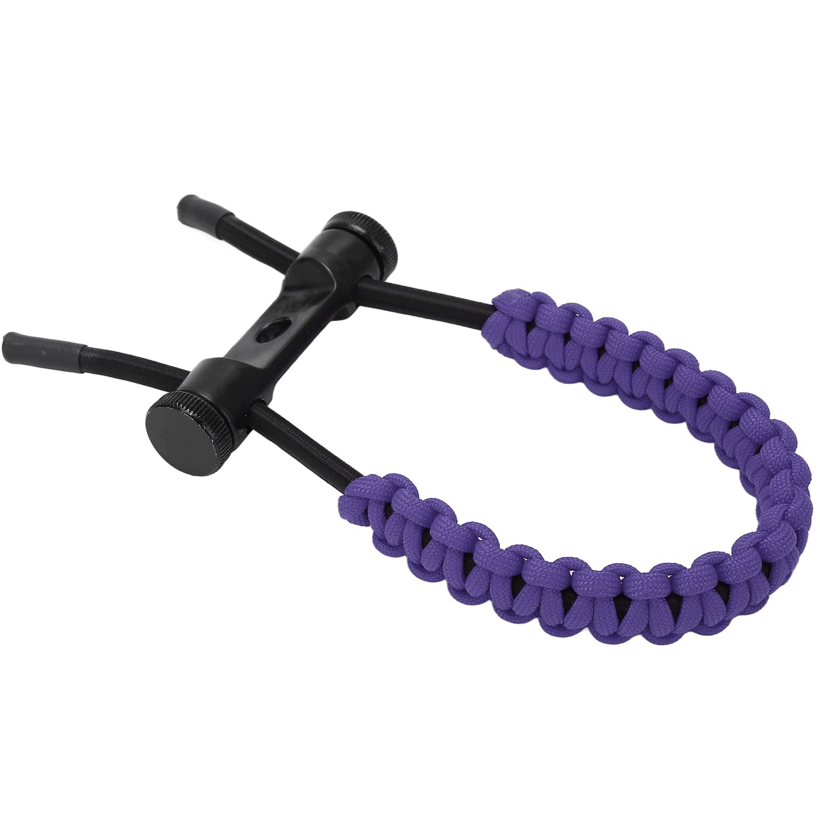 Élingues de Poignet D'arc à Poulies, Corde de Cordon de Dragonne Durable Réglable, Tresse de Dragonne de Chasse pour L'exercice D'entraînement, élingues de Poignet D'arc de Tir à L'arc(Violet)