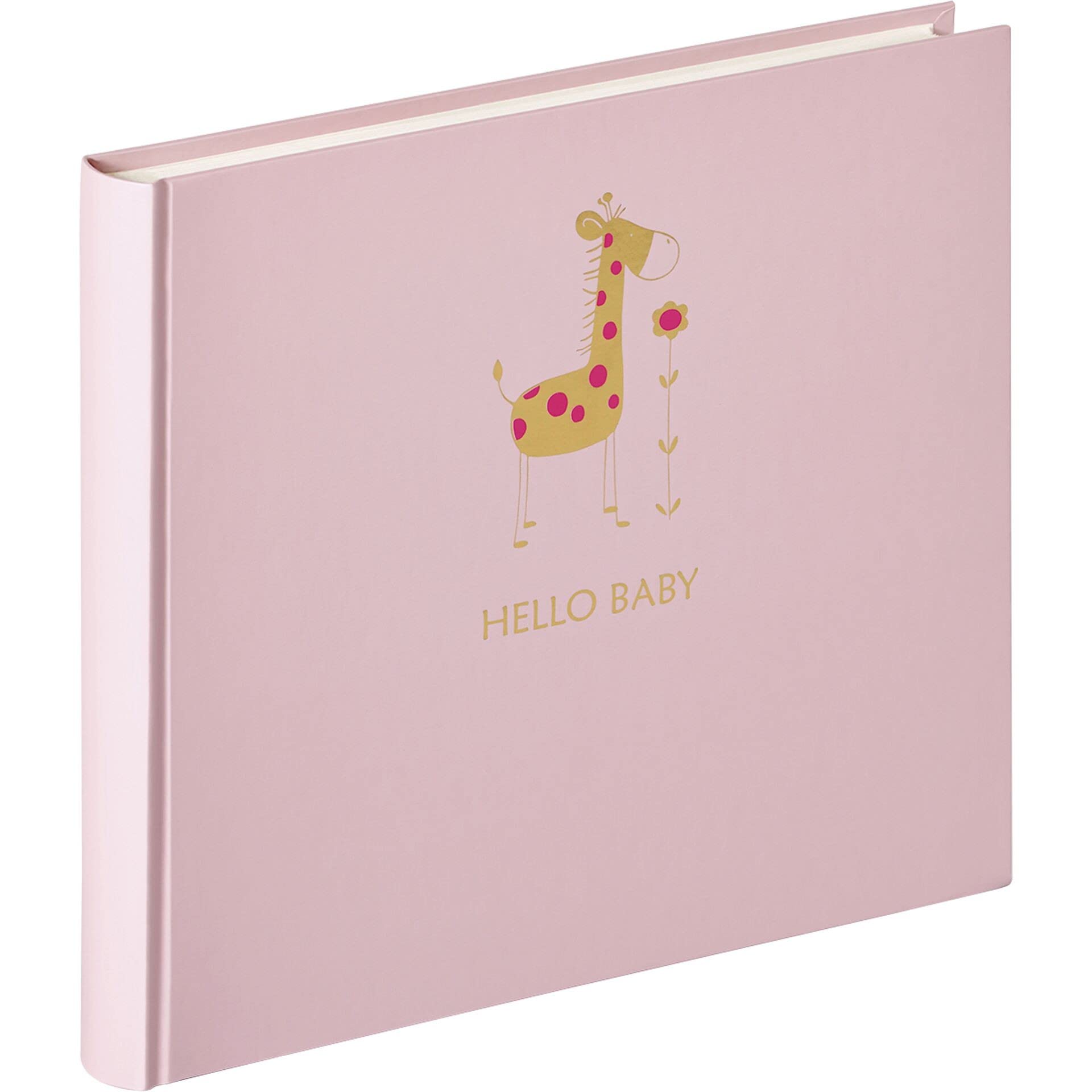 walther design Fotoalbum rosa 28 x 25 cm Babyalbum mit Prägung, Baby Animal UK-148-R