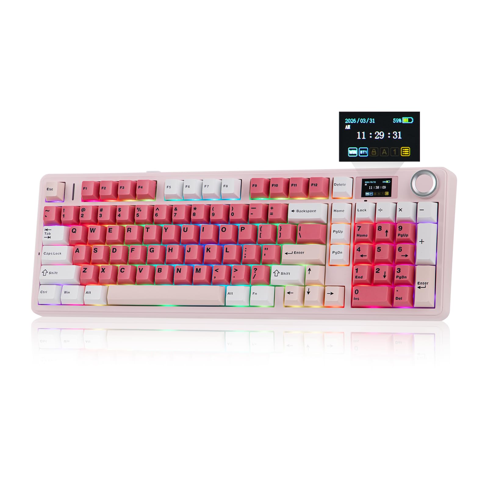 Amazon.com: EPOMAKER Aula F99 MAX Wireless Mechanical Keyboard