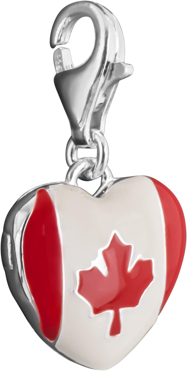 Thomas Sabo Flag Medallion Charm, Sterling Silver