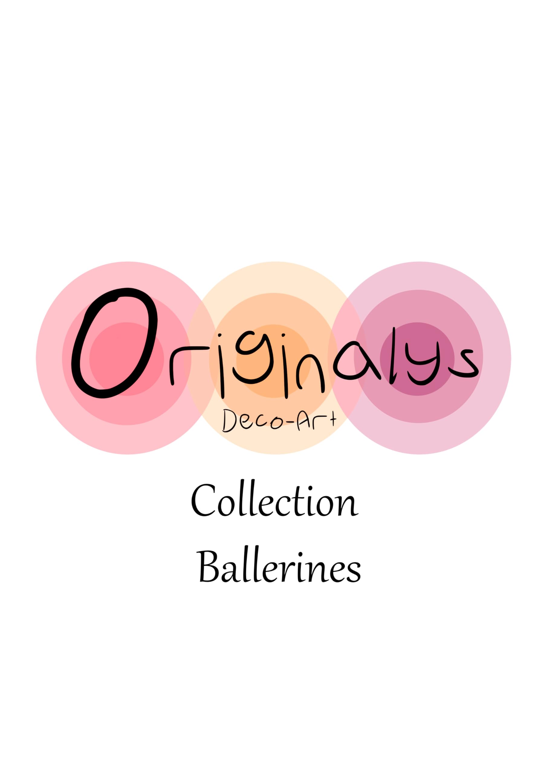 Originalys Ballerine, 3 posters in formato A4, per cameretta dei bambina, poster di ballerine dai toni rosa, poster decorativi per bambina. in formato DIN A4 (cornice non inclusa)