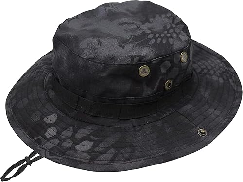 Miniatura 8 de Sombreros de sol para hombres y mujeres, sombrero de pescador UPF 50+, sombrero Boonie plegable, protección UV, senderismo, playa, pesca, safari de