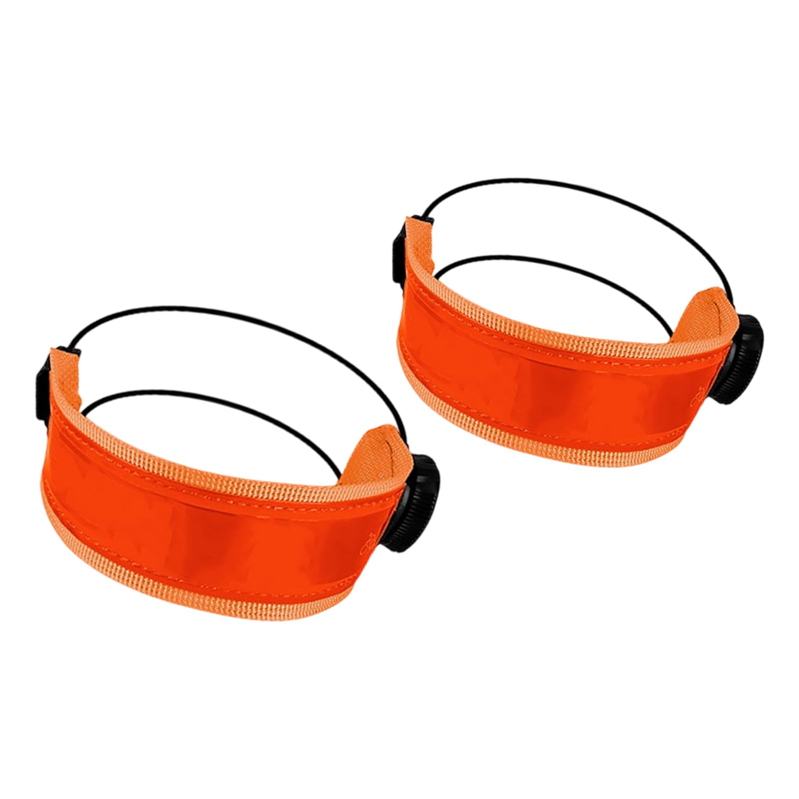 QIAOLIDA Reflective Elastic Bike Leg Band High Visibility Wide Strap For Cycling Night Riding Comfortable Adjustable