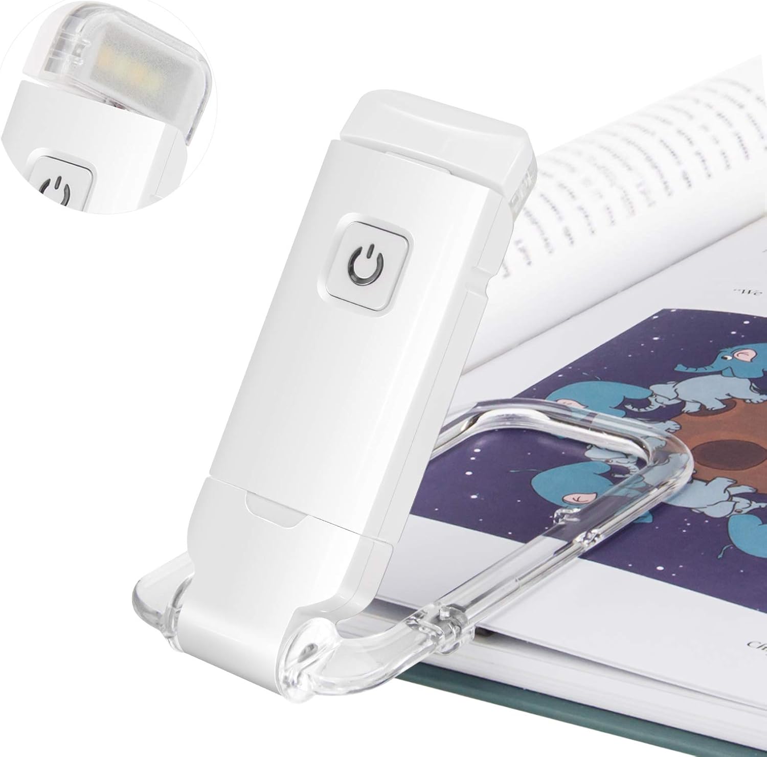 BIGMONAT Book Reading Light Rechargeable Book Light,Reading