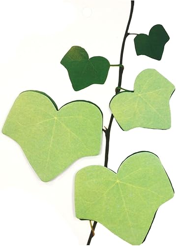 Miniatura 1 de Wrapables Notas adhesivas de hoja de árbol, verde