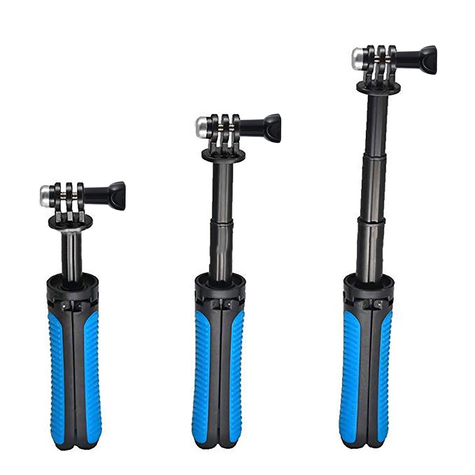 Amazon | GoPro用自撮り棒 GoPro用アクセサリー セルカ棒 3way 自撮り 