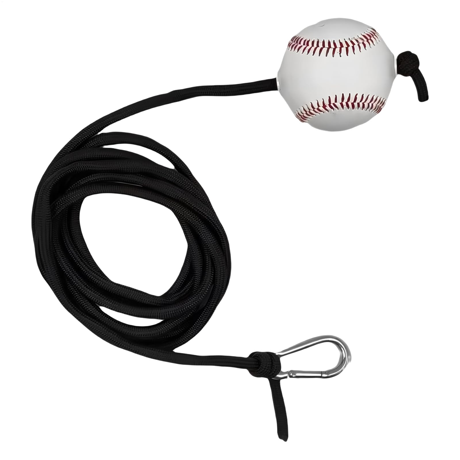 Baseball Swing Training โ 300g Training Rope Even Hit Baseball With PU Ball, Long Lasting, Heavy Duty Elastic Rope Ideal For Outdoor Practice