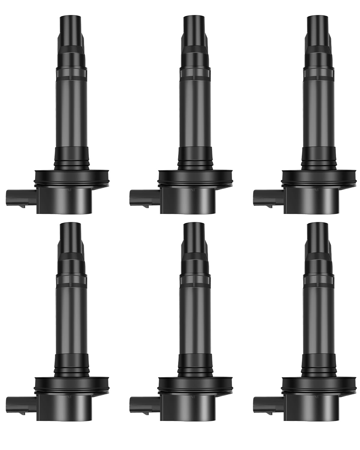 ECCPP Set of 6 Ignition Coils Pack for Ford Edge Flex Fusion for Mustang Taurus for Lincoln MKS MKT MKK for Mazda CX-9 Sable UF-553 UF-595 5C1652 E1053