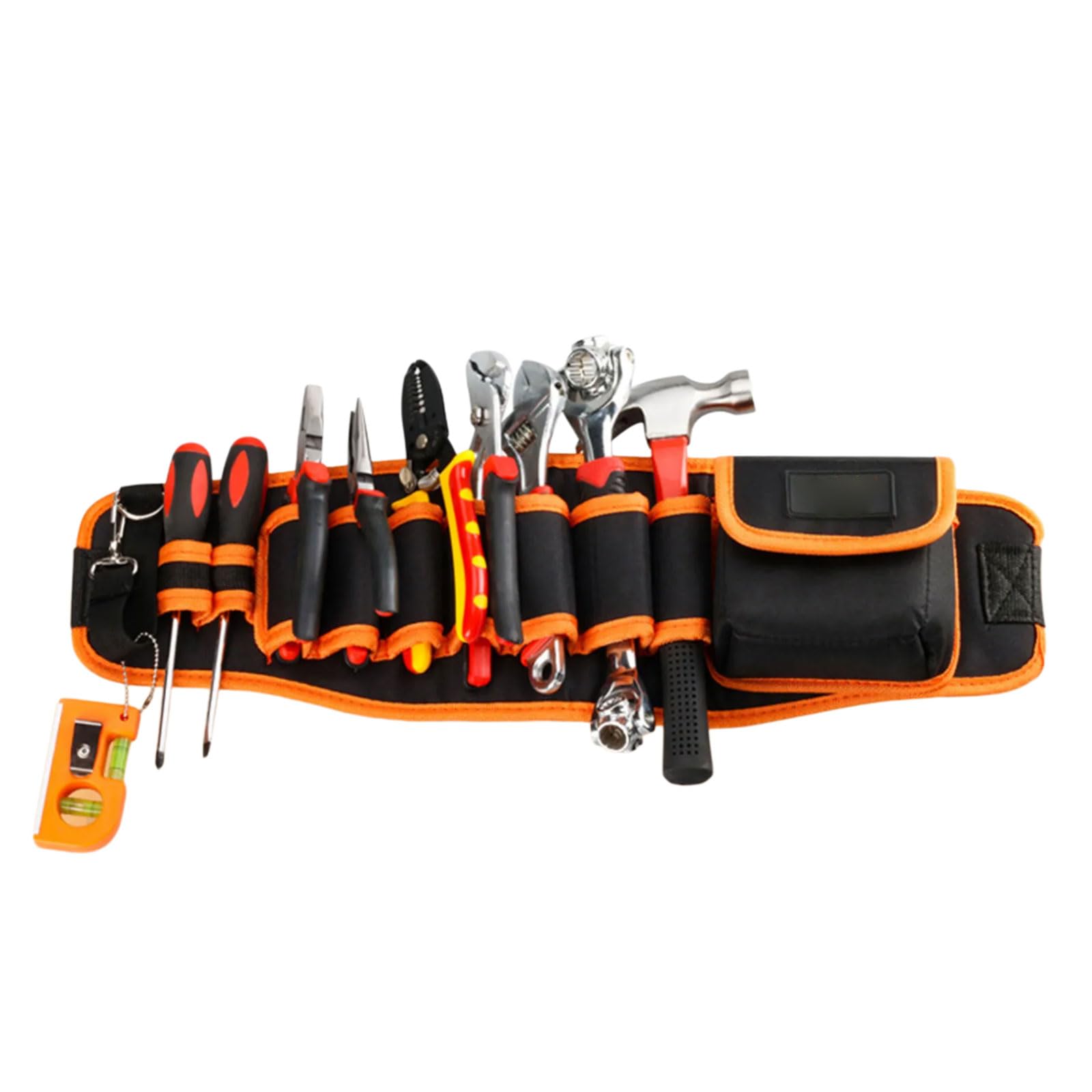 Kalttoy Men's Type C Tool Belt Pockets Tool Belts For Adjustable Pouches Belt For Electrician Carpenter Work Apron Utility Canvas