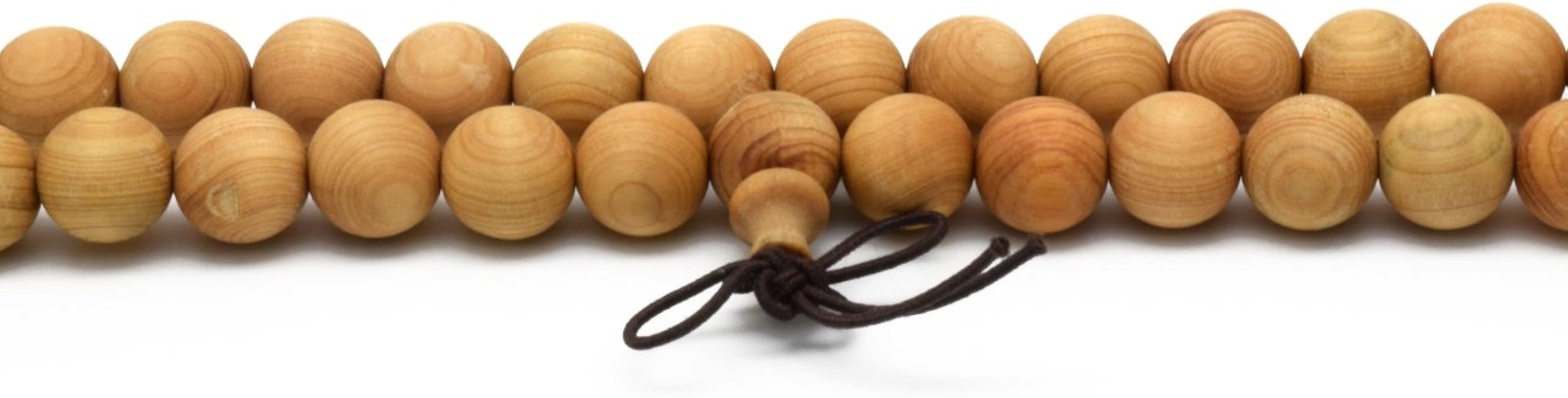 Amazon.co.jp: ヒノキ（太行山崖柏）数珠 男性用女性用ブレスレット
