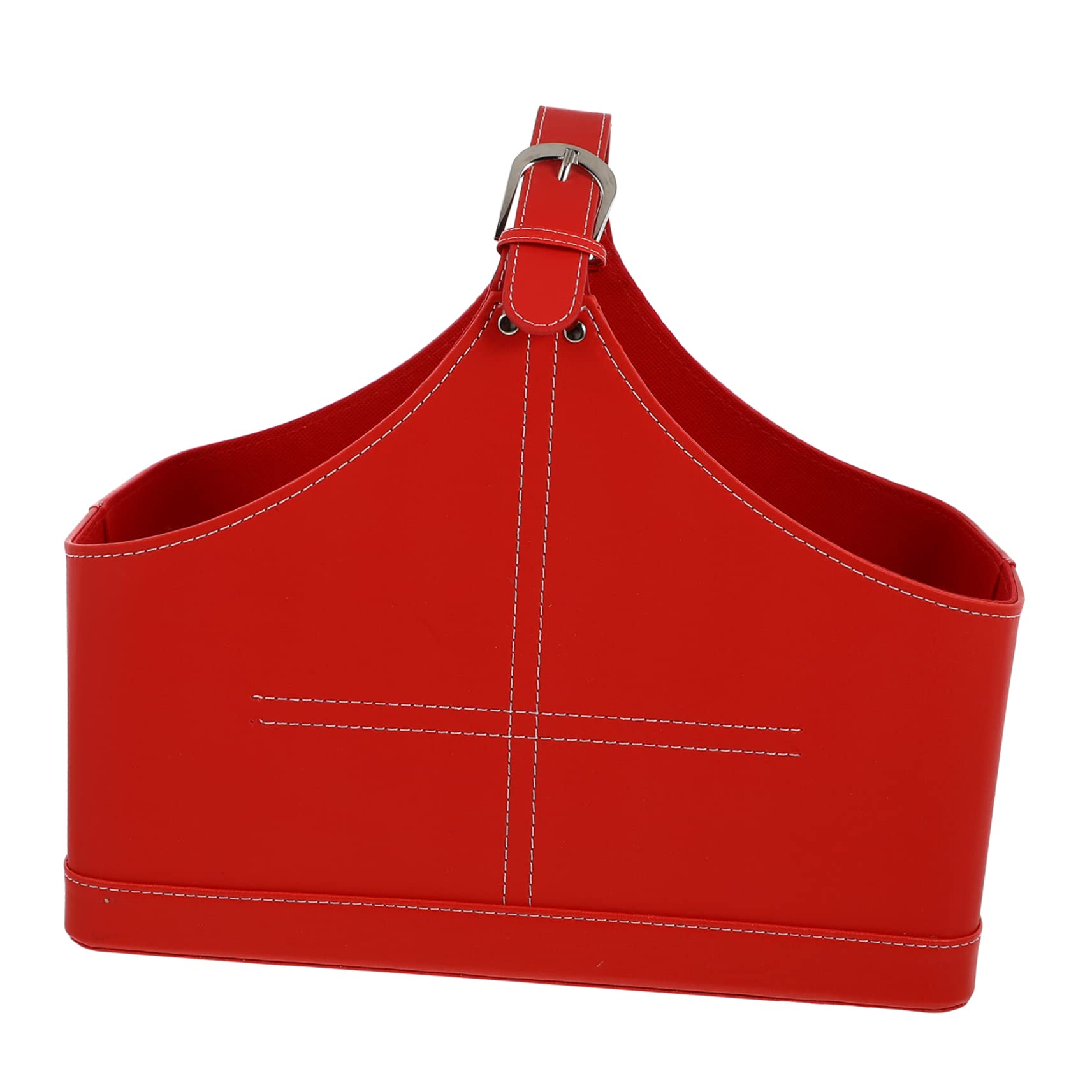 FRCOLOR 1pezzi Borsa Regalo Di Natale Riutilizzabile in Pelle Pu Cesto Regalo Per Incartare Regali Porta Regali Per Feste Confezione Creativa