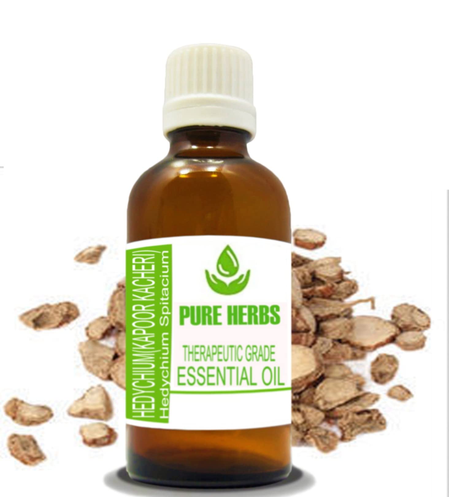 Pure Herbs Hedychium (Hedychium Spitacium) Pure & Natural Therapeutic Grade Essential Oil (10ml)