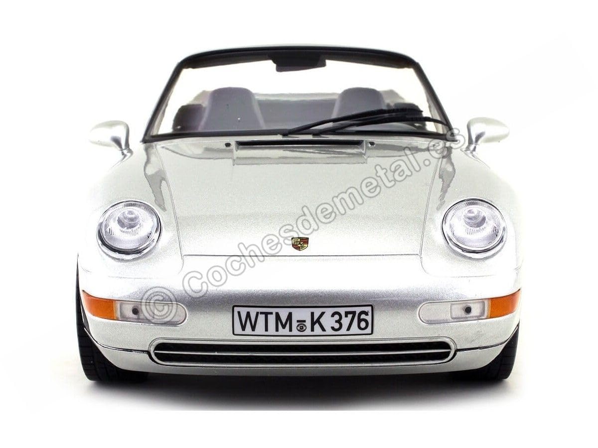 Amazon | ☆ ノレブ 1/18 ポルシェ 911 カブリオレ 1994 シルバー