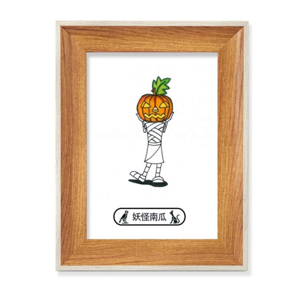 Cadre photo Halloween Horus bois affichage tableau art peinture bureau original