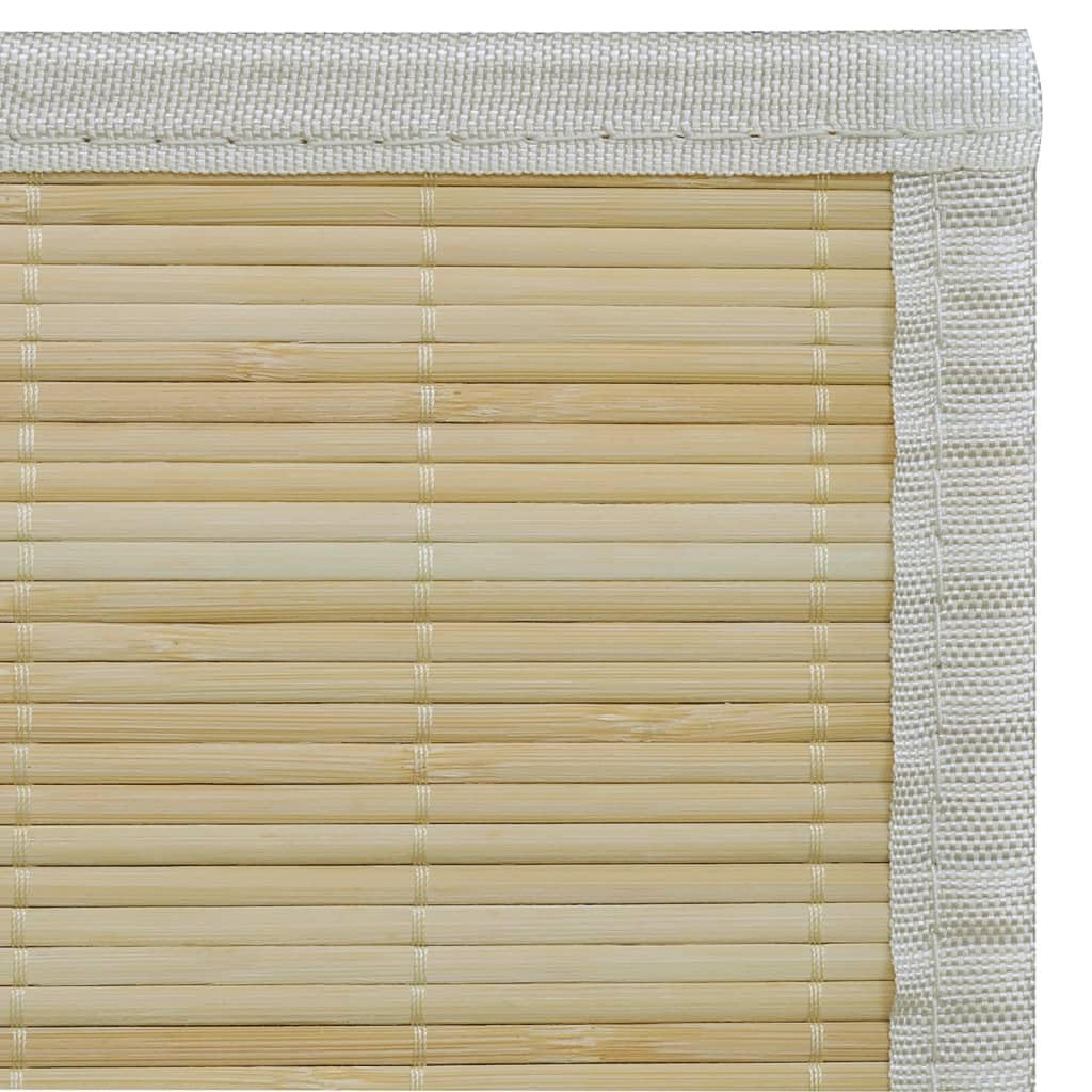 Solivagant Tapis en Bambou Naturel à Latte rectangulaire 120 x 180 cm,(2.06 KG)