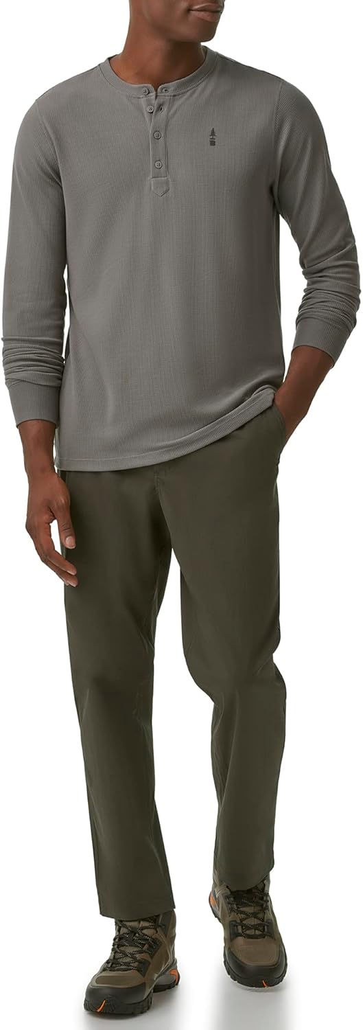 BASS Outdoor Mens Elastic Waist Woven Slacks - Image 2