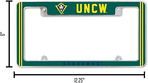 Miniatura 100 de Rico Industries NCAA Classic 12" x 6" Chrome All Over Automotive License Plate Frame for Car/Truck/SUV