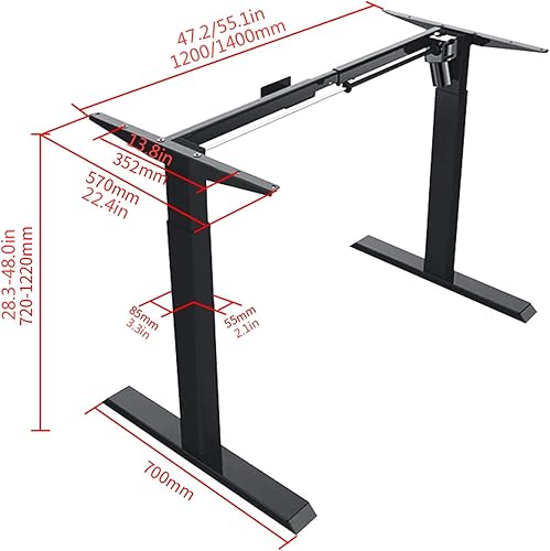 Miniatura 2 de RHSH Escritorio eléctrico elevador de pie estación de trabajo inteligente de oficina escritorio simple y moderno escritorio para computadora