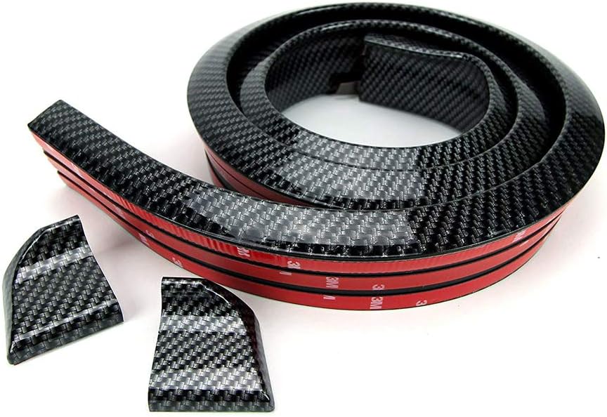 4-teiliger Frontspoiler Aus ABS Carbon-Optik - Universell Für Auto-Tuning