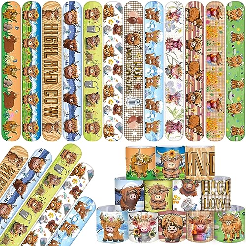 Bracelets Slap Vache Highland pour animer une fête d'enfants sans stress