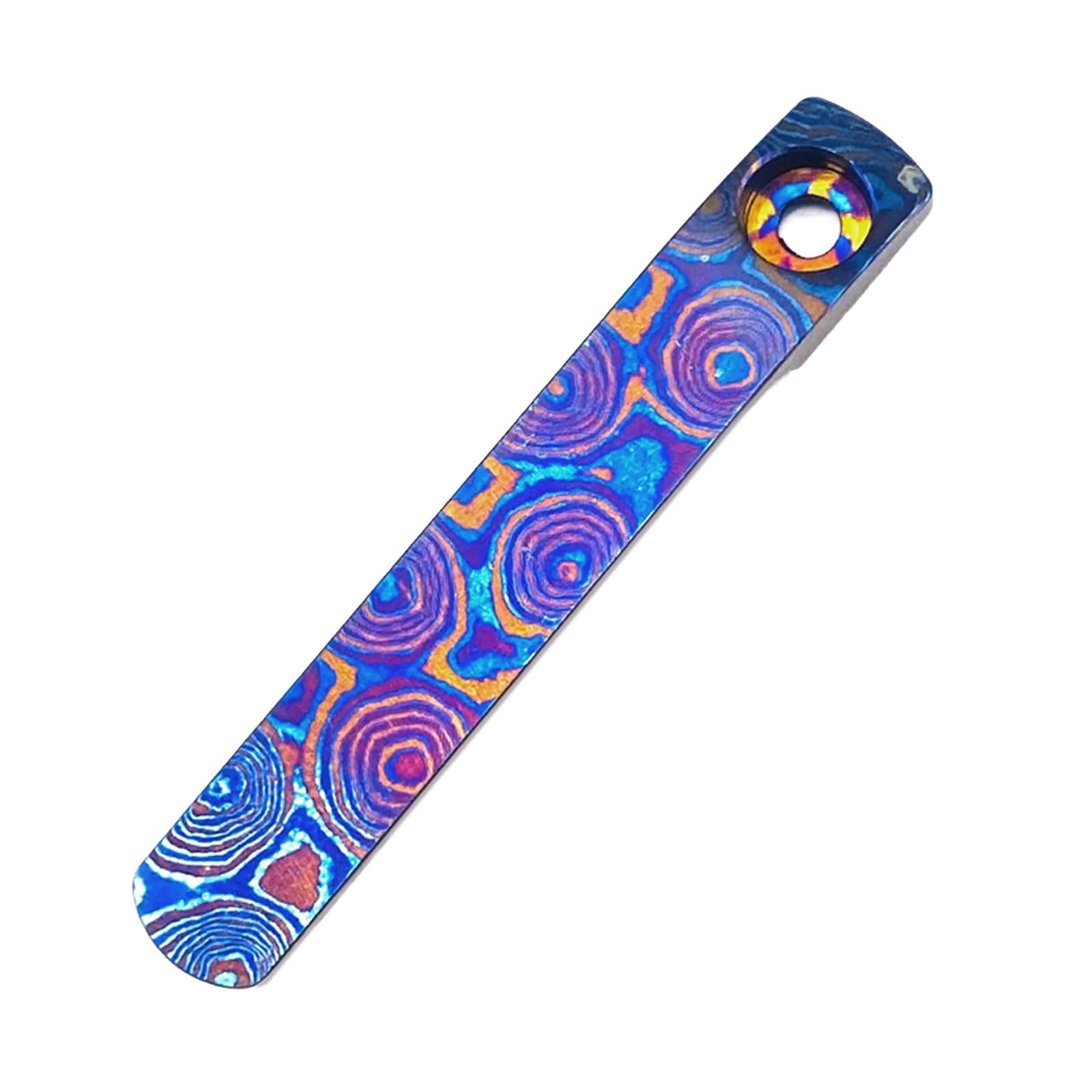 Clip de poche artisanal en Damas pour personnaliser votre cutter de poche