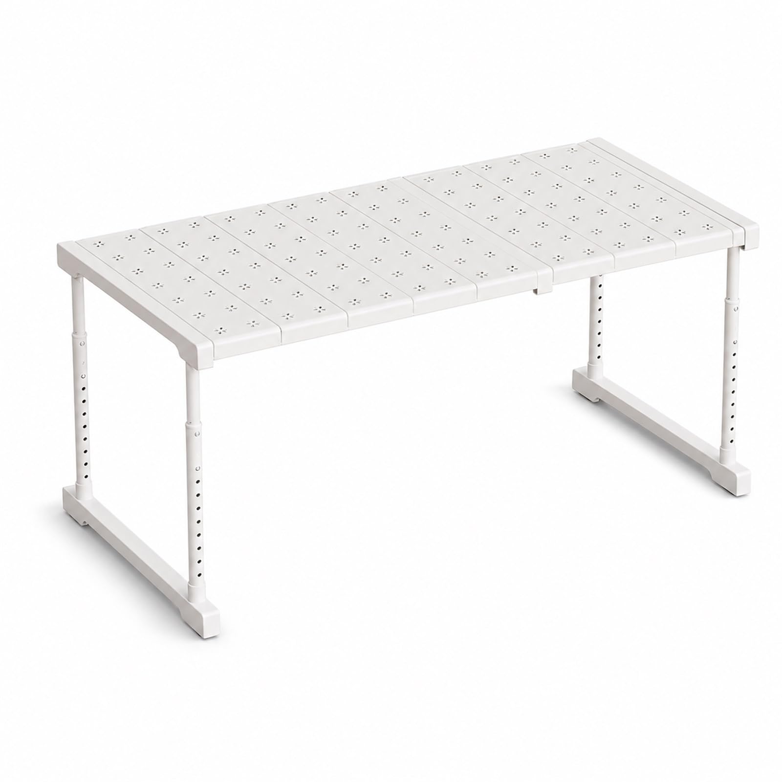 Estante para interior de armario de metal resistente extensible para organizar cocinas y baños