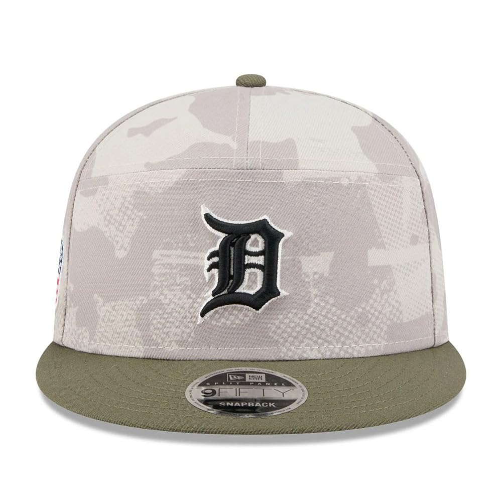 New Era Detroit Tigers 9FIFTY 2025 Armed Forces Day Snapback Cap Verstellbare Mütze
