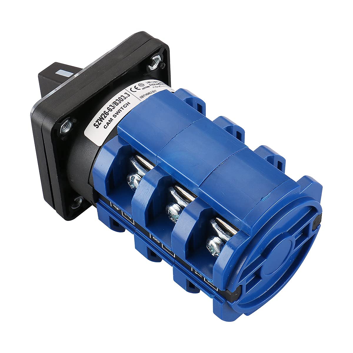 BAOMAIN 63A 3-Pole 3-Pos Momentary Changeover Cam Switch SZW26-63