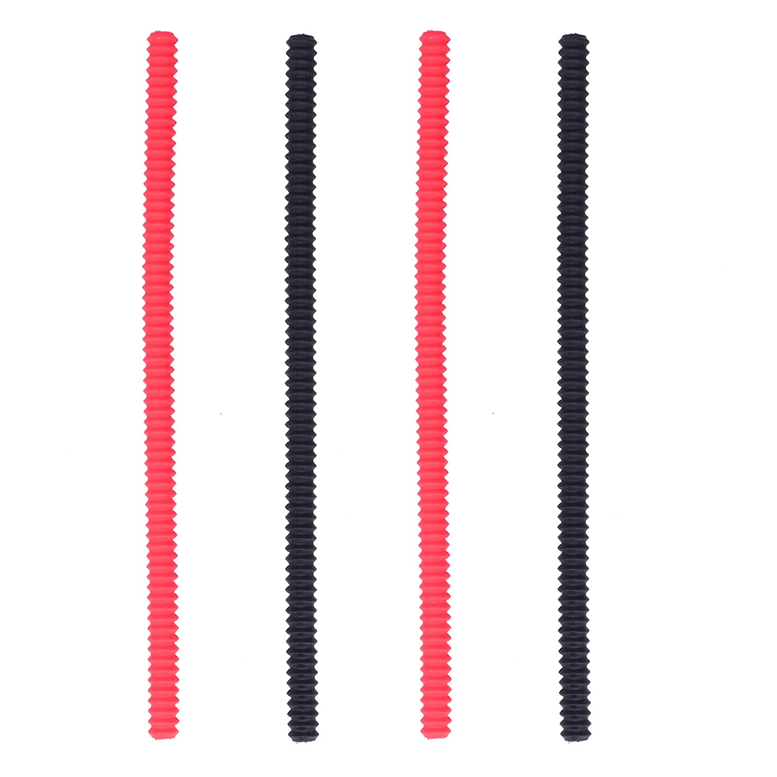 Lot de 4 Protections de Grille de Four, Couvercle de Grille de Four en Silicone Résistant à la Chaleur, Protecteur de Bord de Grille de Four Anti-brûlure, Protection contre les Brûlures et les Cicatri
