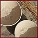 (8.5 inch)Round Banneton Proofing Basket Set - Brotform Handmade Unbleached Natural Cane For homemade Crusty Fresh,Easy to Bake Bread With Professional Marks Rising dough Bread Kit with washable Cloth