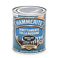 Hammerite Direttamente Sulla Ruggine Martellato Nero 0.75 l