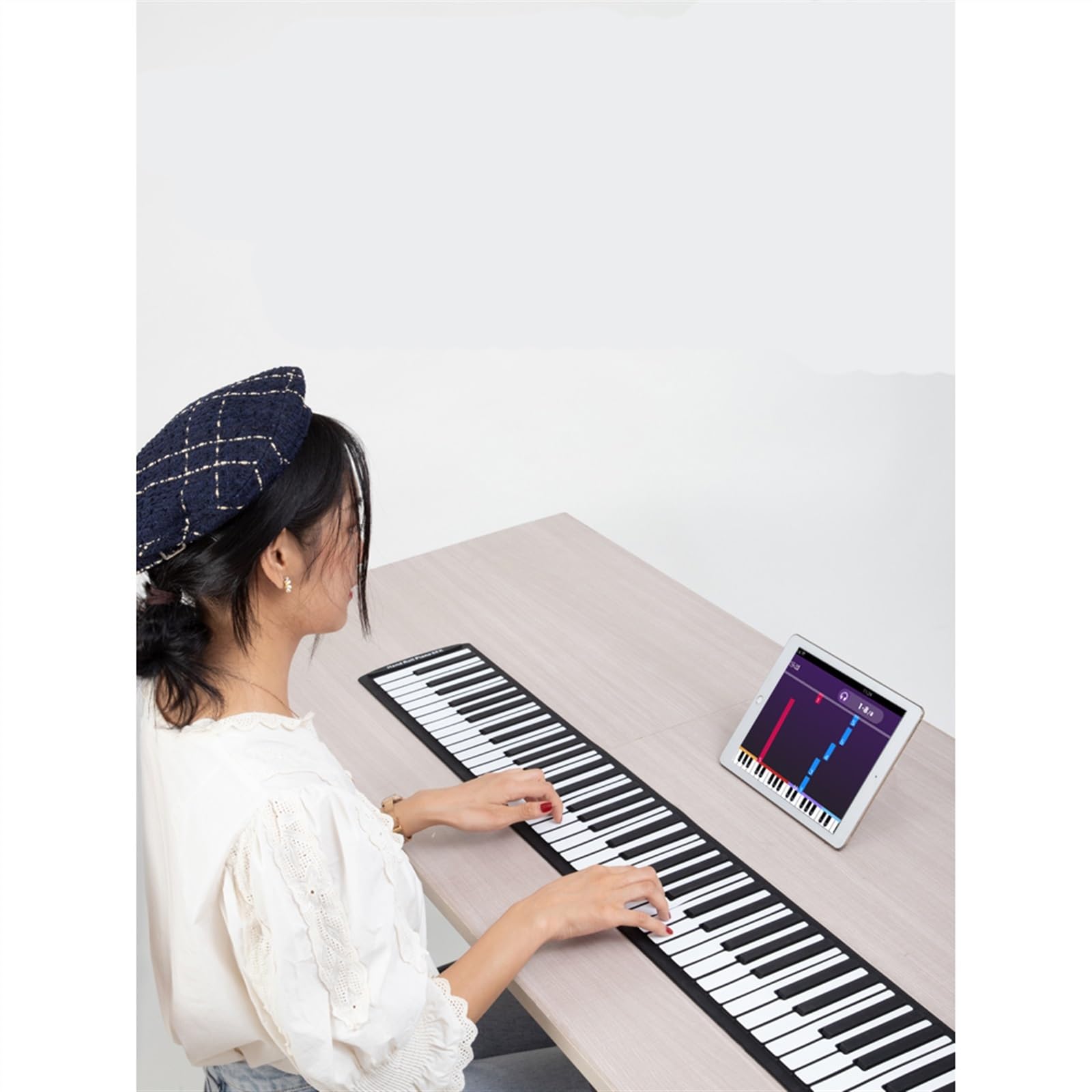 Amazon | ハンドロールアップピアノ 88鍵 ポータブルソフトキーボード