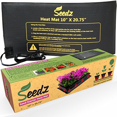 Latest Edition Seed Starter Heat Mat, Waterproof Seedling Heat Mat for Your Home Garden, 20.75 inches x10 inches