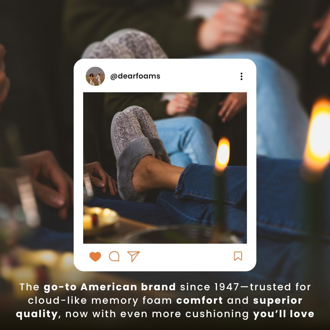 Dearfoams Women's Claire Textured Knit Clog Slipper - Image 4