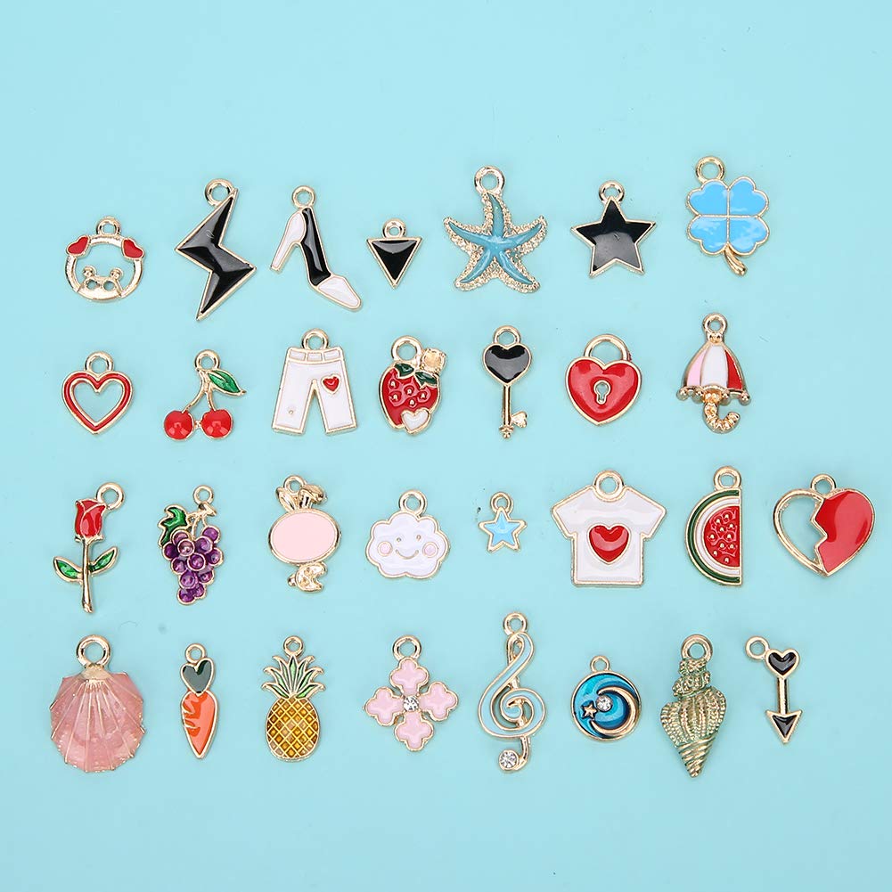 Aiterwu DIY Pendants Alloy Bracelet Necklace Accessories Handcraft Pendants Accessories, Jewelry Making Supplies for Making Pendants DIY Jewelry