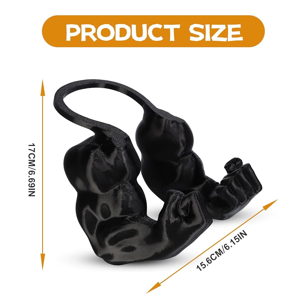 Cat Muscle Arm Halloween Cat Costume Accessory,3D Printed Cat s Neck Arm with Muscle for Pet Cosplay, Birthday Party,Halloween Costume Accessories Adjustable Lightweight Design - Black view 6