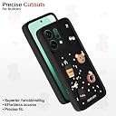 Pikkme Back Cover for Oppo Reno 14 Pro 5G | Cute Fun Cartoon 3D Bear Silicone Full Body Protection Bumper Case (Black) gallery image