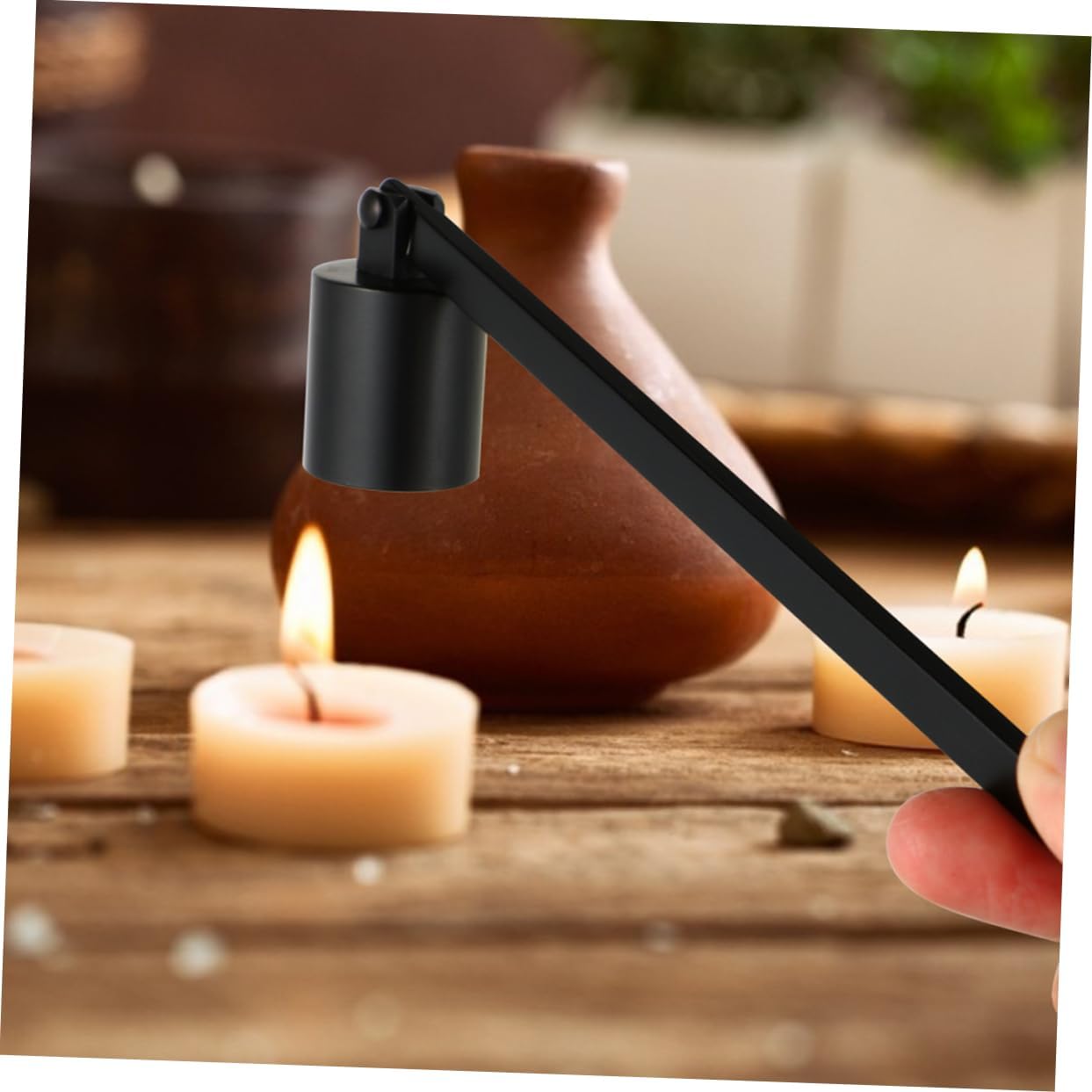 Alipis 10pcs Vintage Candle Extinguisher Elegant Candle Snuffer Tools for Safely Putting Out Flames for Home Decor and Giving Black Wick Extinguishers